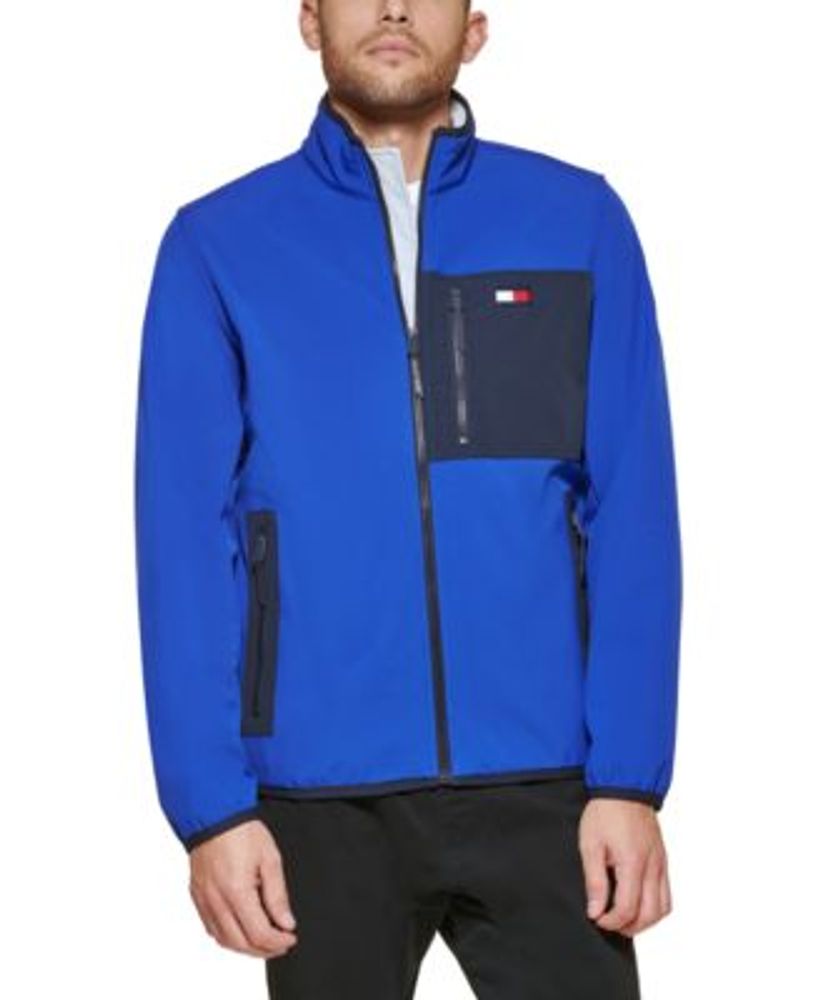 Tommy Hilfiger Men's Sherpa-Lined Softshell Hooded Jacket - Macy's