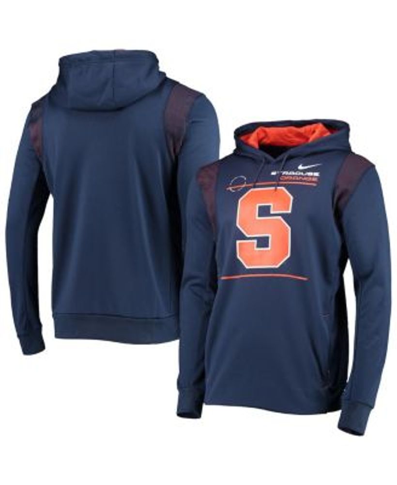 Youth Nike Navy Chicago Bears Sideline Fleece Performance Pullover Hoodie