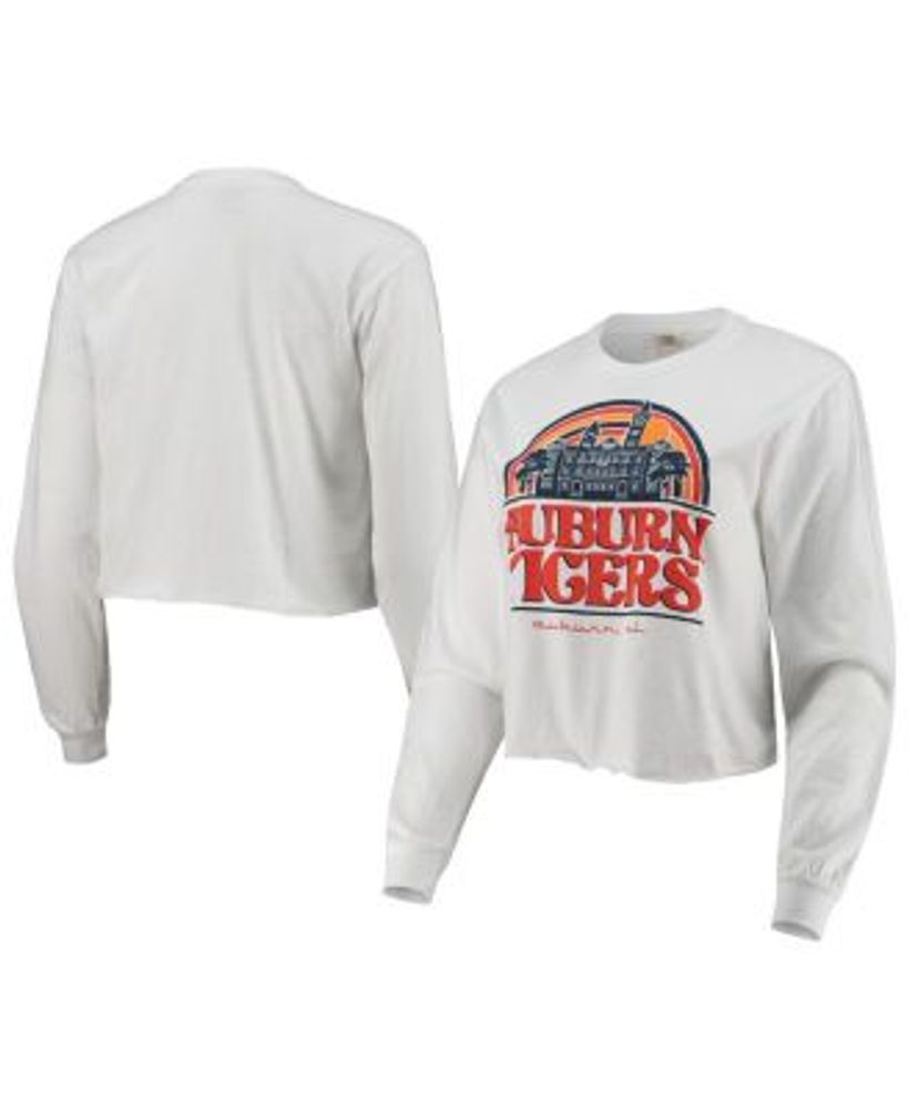 Lids Auburn Tigers Women's Laurels Crop Long Sleeve T-Shirt - Orange