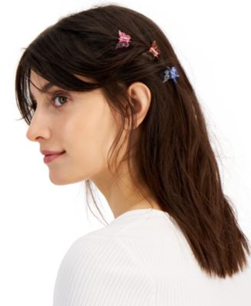6-Pc. Set Ombré Butterfly Claw Hair Clips, Created for Macy's
