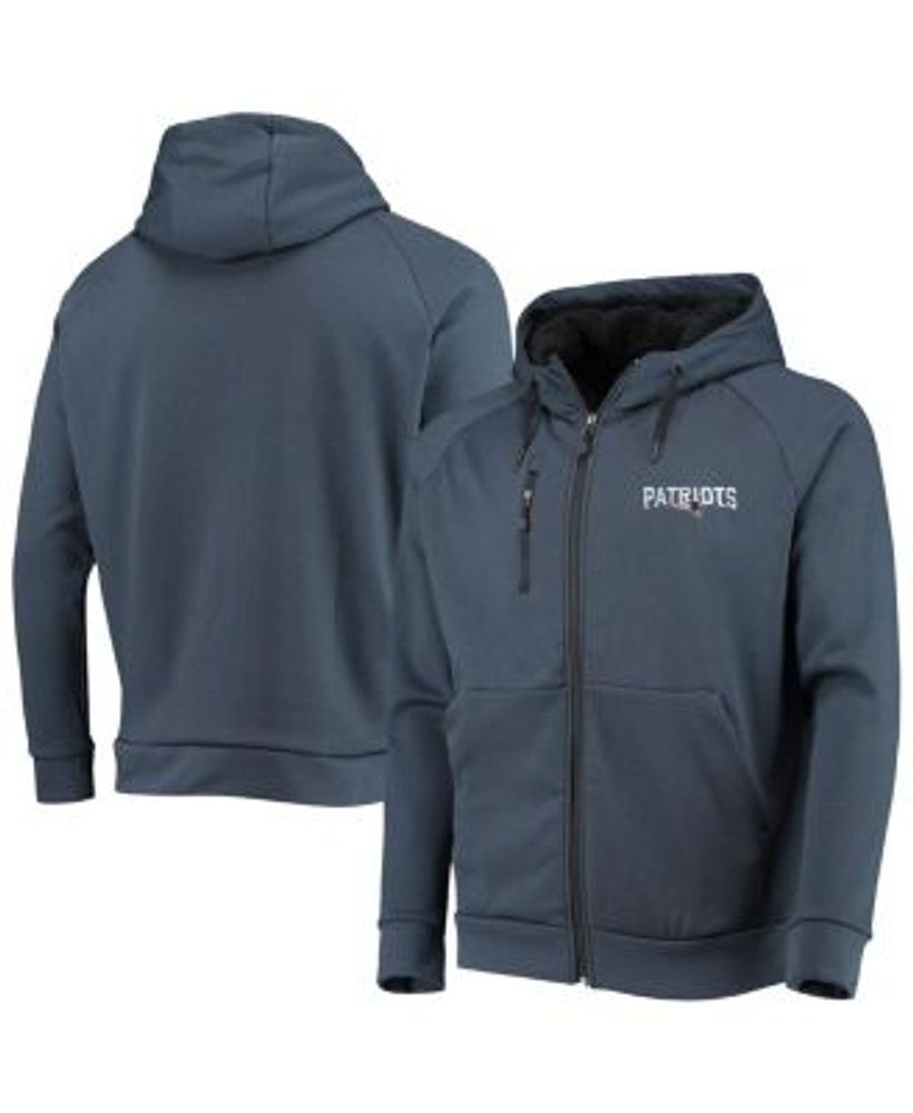 Men's Nike Gray New England Patriots Performance Sideline Lockup Full-Zip  Hoodie