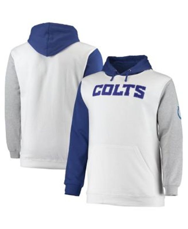 Men's Indianapolis Colts '47 Royal Box Out Headline Pullover Hoodie