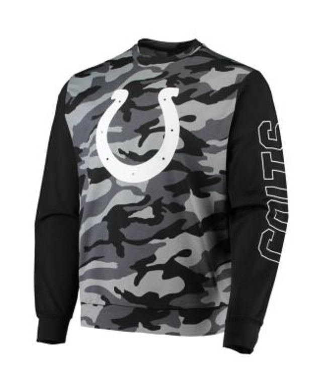 Indianapolis Colts FOCO Camo Long Sleeve T-Shirt - Black