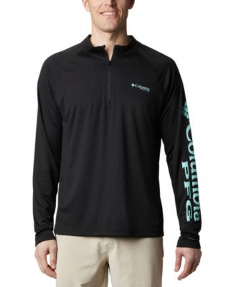 Men's Columbia PFG Green Oregon Ducks Terminal Tackle Omni-Shade Long  Sleeve T-Shirt