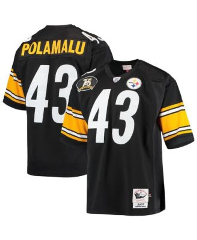 Nike Men's Nike Troy Polamalu Black Pittsburgh Steelers Retired Player  Elite Jersey