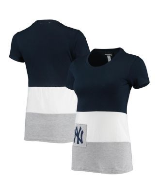 New York Yankees Pro Standard Women's Retro Classic Cropped Boxy T-Shirt -  Navy