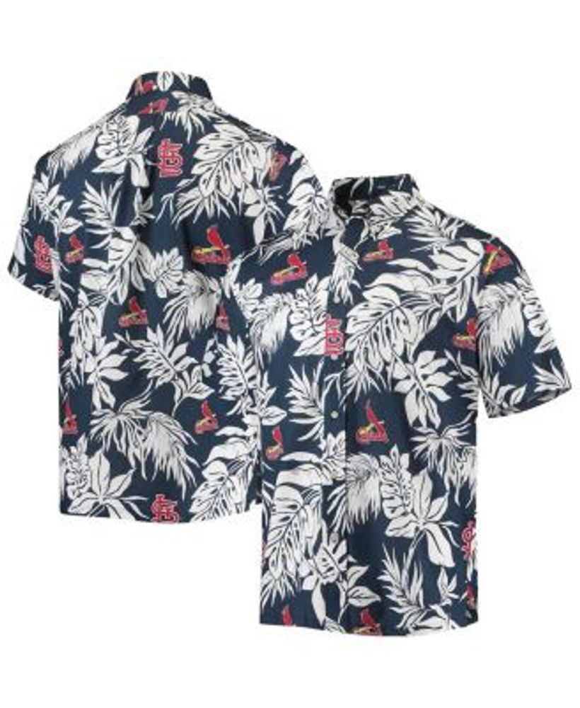 Men's Reyn Spooner Light Blue St. Louis Cardinals Kekai Performance Button-Up Shirt Size: Medium