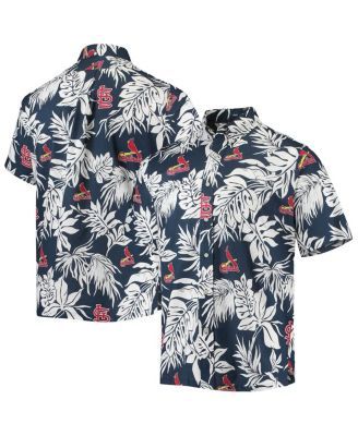 Men's Reyn Spooner Navy Texas Rangers Aloha Button-Down Shirt