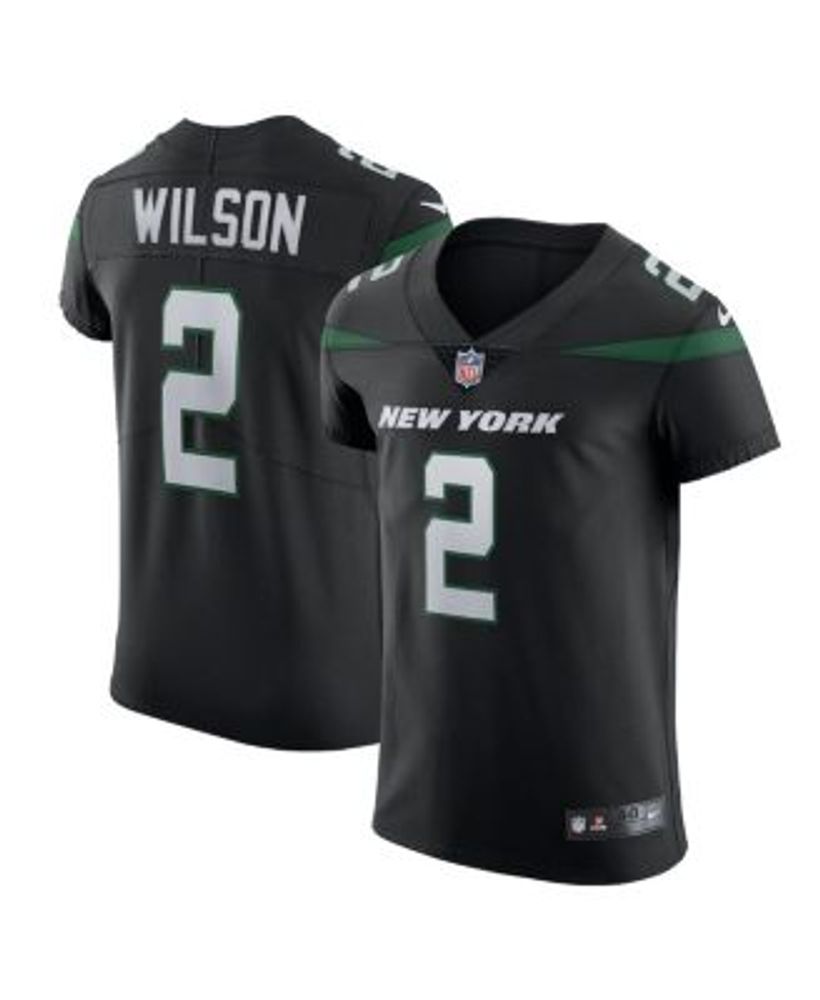 Nike Men's Zach Wilson Stealth Black New York Jets Vapor Elite