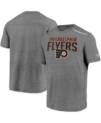 Men's Fanatics Branded Heather Gray/Black Philadelphia Flyers Special  Edition 2.0 Long Sleeve Raglan T-Shirt