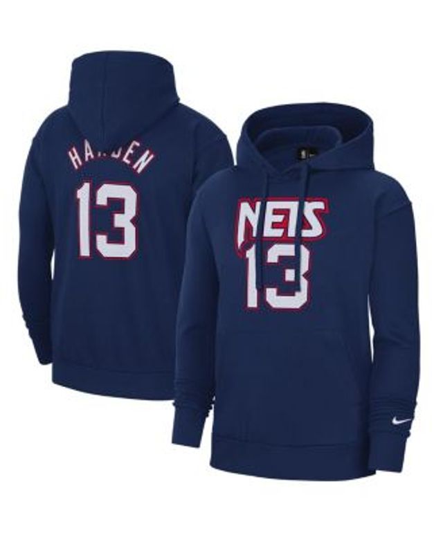 Men's Nike White Brooklyn Nets 2022/23 City Edition Essential Pullover Hoodie