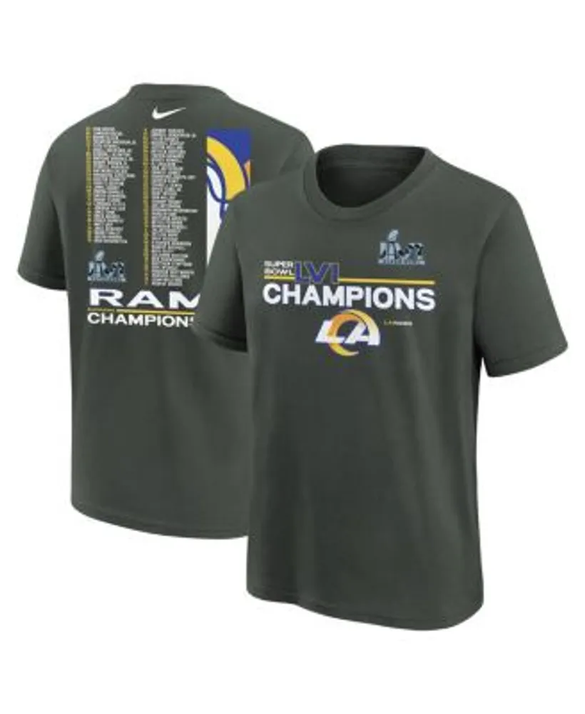 Los Angeles Rams Nike Youth Super Bowl LVI Champions Roster T