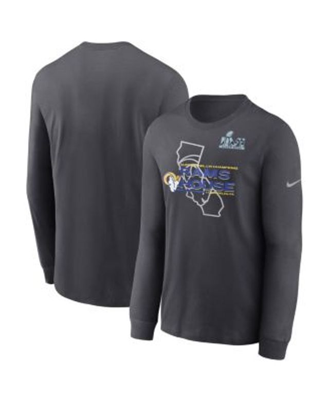 Youth Fanatics Branded Black Los Angeles Rams Super Bowl LVI Champions  Audible Hometown Long Sleeve T-Shirt