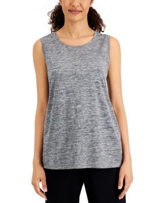 Women's Space-Dyed Tunic Tank Top, Created for Macy's