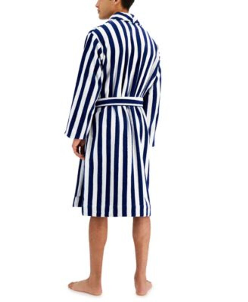 Men's Yarn-Dyed Stripe Robe, Created for Macy's