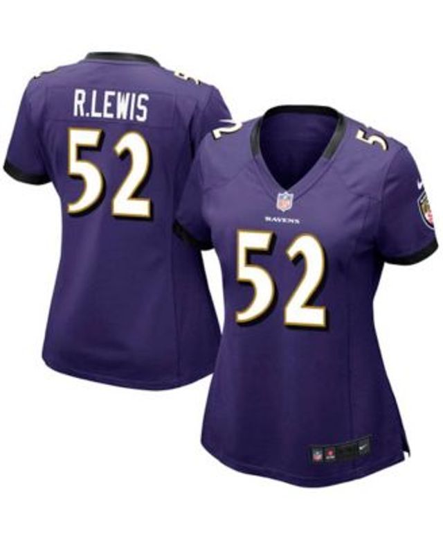 Women's Baltimore Ravens Ray Lewis Nike White Game Jersey