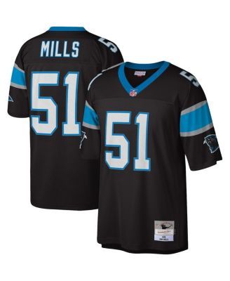 Men's Nike Sam Mills Black Carolina Panthers Retired Player Rflctv Limited Jersey Size: Small