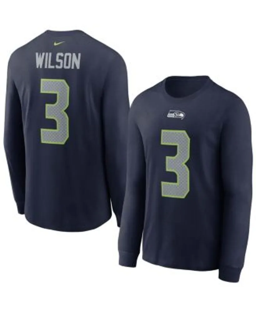 Denver Broncos Name & Number Graphic Long Sleeve T-Shirt - Russell Wilson -  Mens