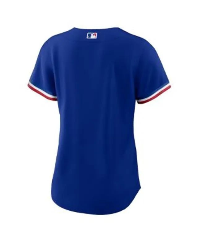 Men's Majestic Red Texas Rangers Alternate Official Cool Base Jersey