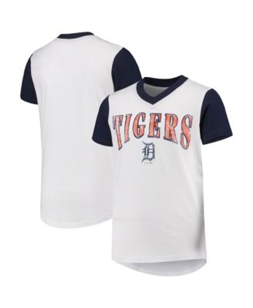 Detroit Tigers Youth Cooperstown T-Shirt - Navy Blue