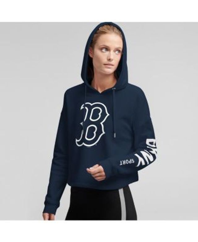 Women's DKNY Sport Black Detroit Tigers Staci Pullover Hoodie