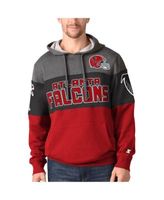 Atlanta Falcons Starter Extreme Throwback Full-Zip Hoodie - Red/Black