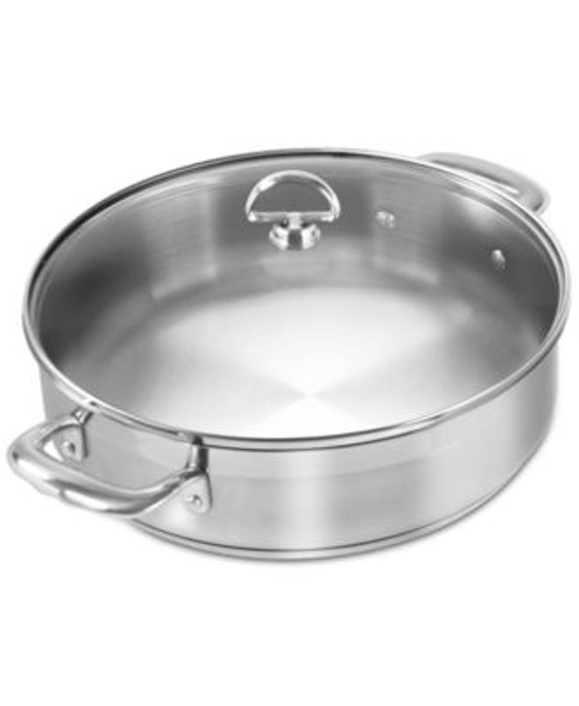 Chantal Induction 21 Steel 2.5qt Pour-Spout Saucepan w/ Strainer Lid