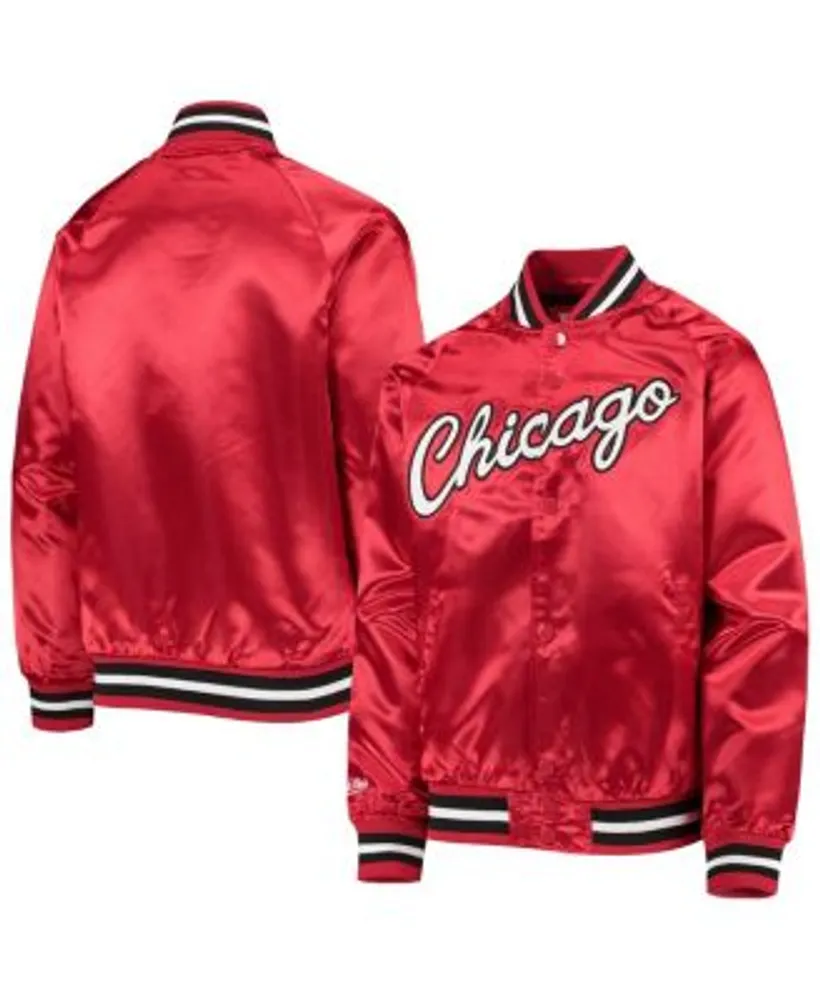 Men's Mitchell & Ness Red St. Louis Cardinals Satin Full-Snap Jacket