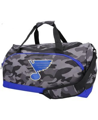 St. Louis Blues Black Camo Duffel Bag