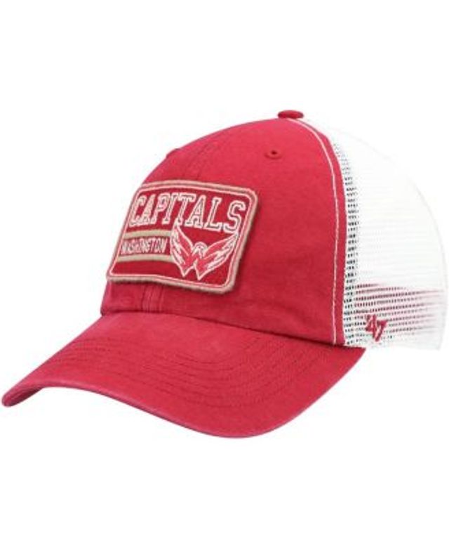 Men's Adidas Red Washington Capitals Circle Logo Flex Hat Size: Medium/Large