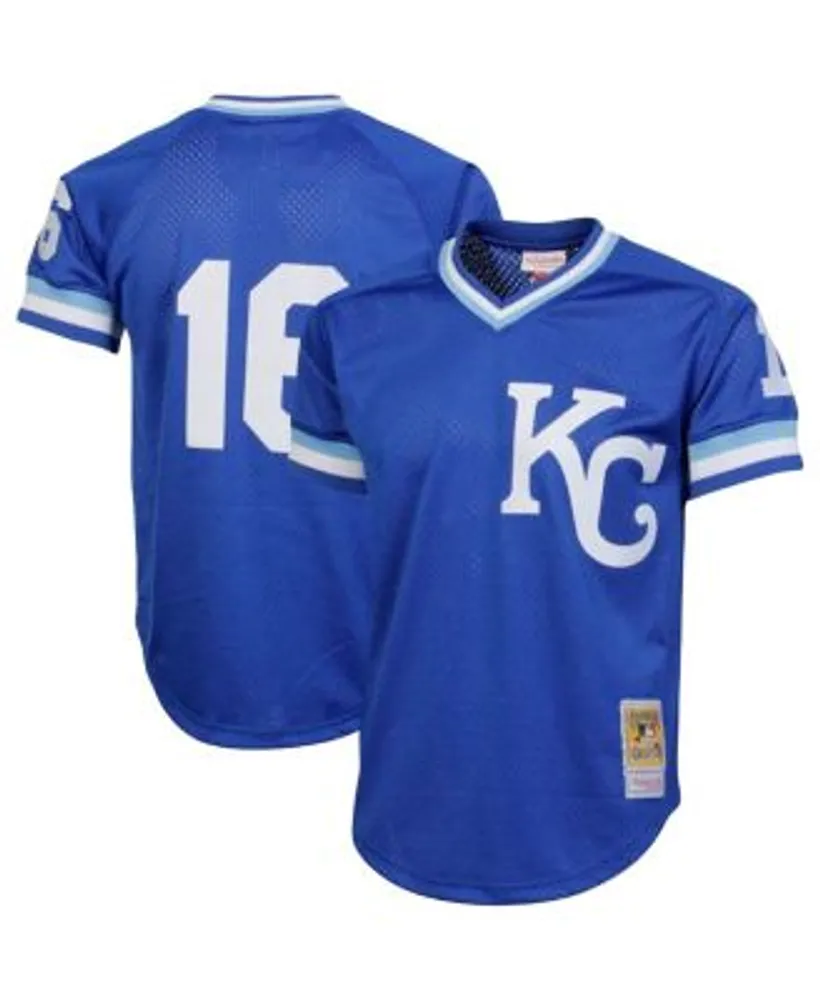 Bo Jackson Kansas City Royals Mitchell & Ness Cooperstown Collection Big Tall Mesh Batting Practice Jersey - Royal