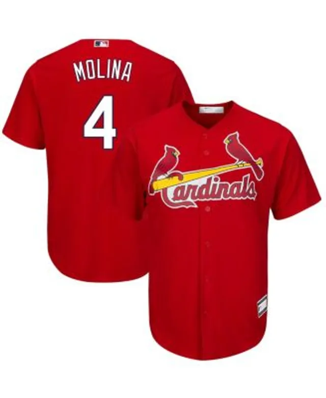 Yadier Molina St. Louis Cardinals Player Big & Tall Raglan Hoodie T