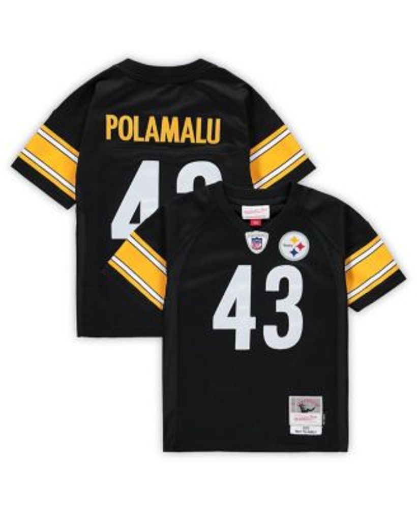 Mitchell & Ness Toddler Boys and Girls Troy Polamalu Black