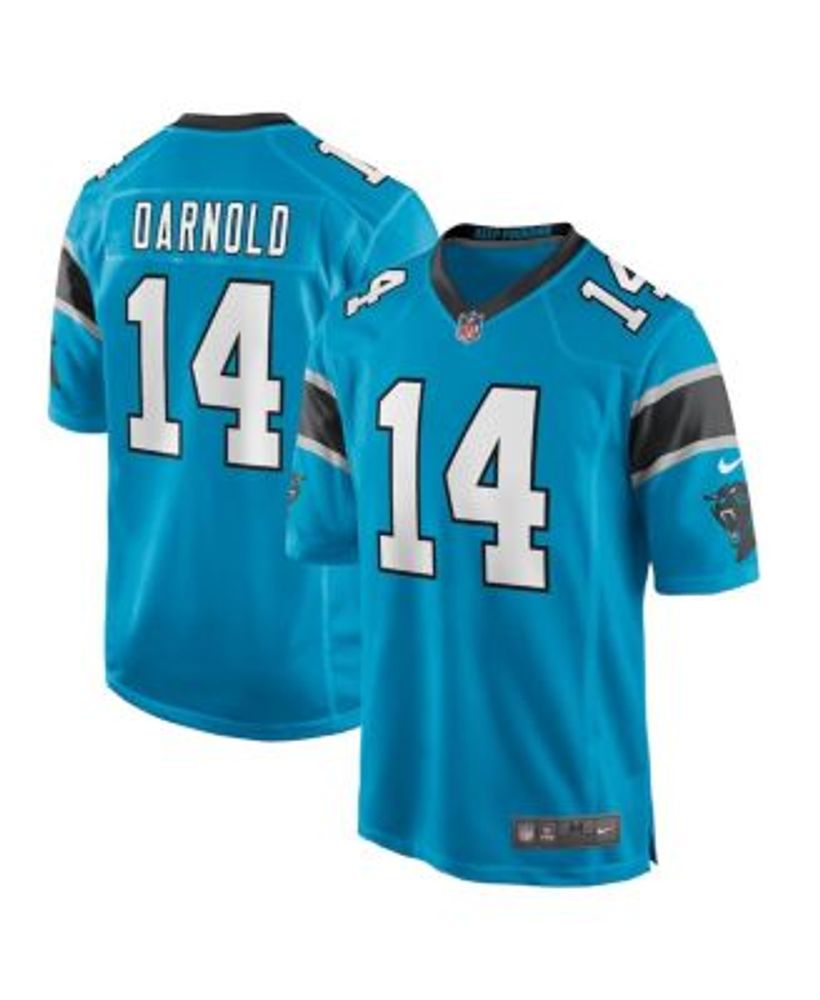 Nike Men's Sam Darnold Blue Carolina Panthers Game Jersey