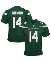 Youth Sam Darnold Black Carolina Panthers Replica Player Jersey