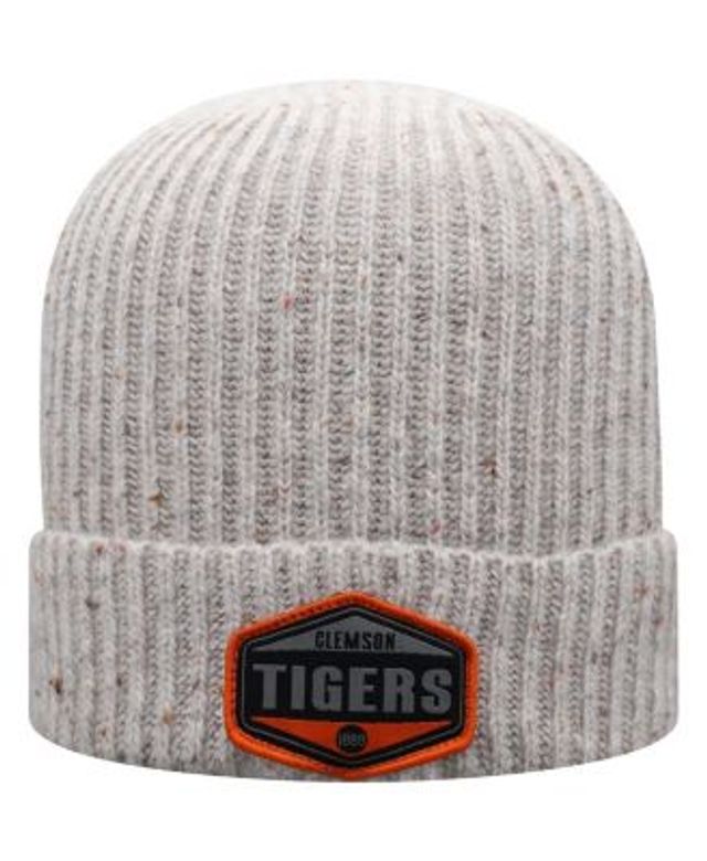 Youth Nike Orange Clemson Tigers Cuffed Knit Hat with Pom