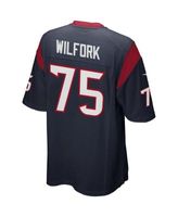 Nike Men's Nike Vince Wilfork Navy Blue Houston Texans Game Jersey