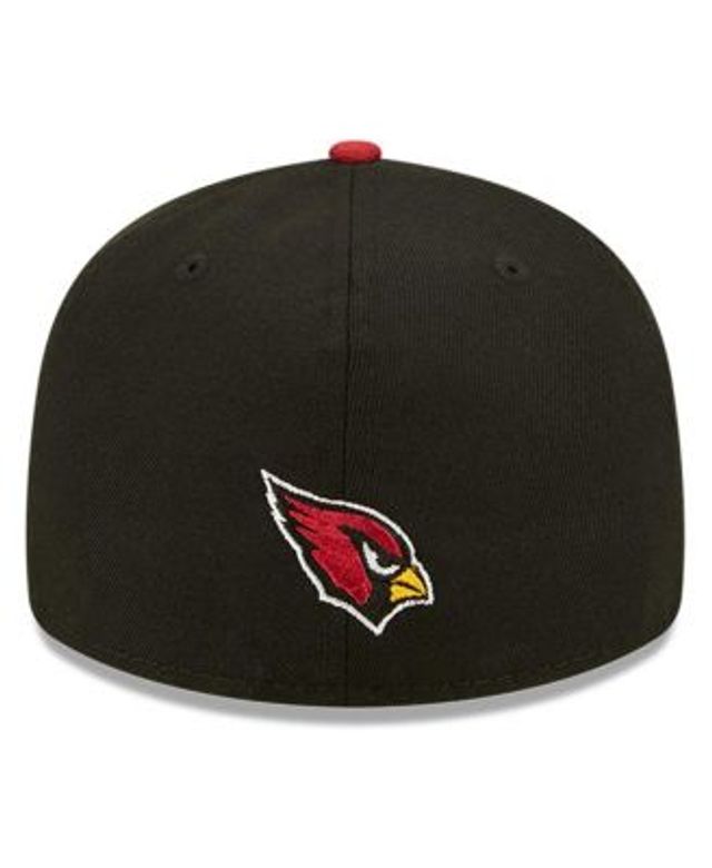 Men's New Era Cardinal Arizona Cardinals Identity 59FIFTY Fitted Hat