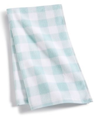 Gingham Hand Towel, Created For Macy's