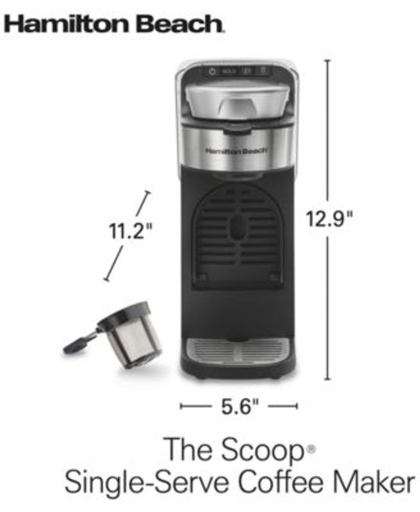 The Scoop Single-Serve Coffee Maker with Removable Reservoir