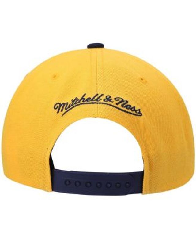 Men's Mitchell & Ness Royal Golden State Warriors Team Ground Snapback Hat