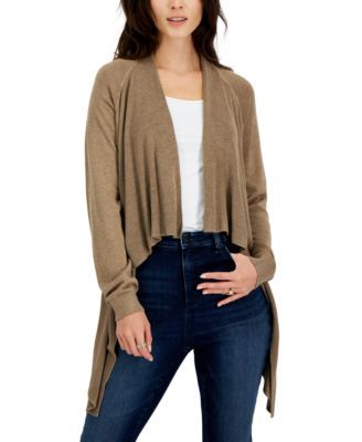 Women's Cascade Open-Front Cardigan, Created for Macy's