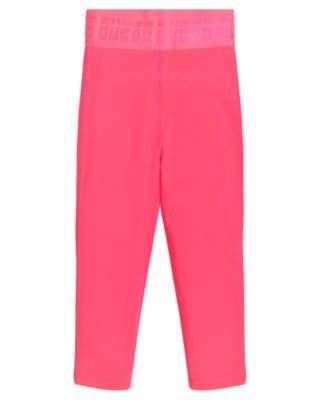 Big Girls Elastic Logo Capri Length Active Leggings