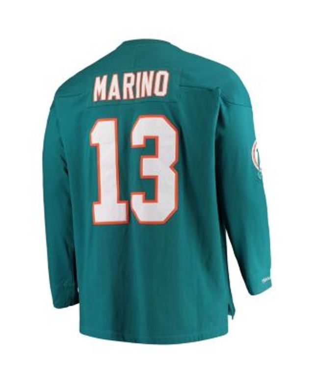 Youth Mitchell & Ness Dan Marino Aqua/Orange Miami Dolphins Split Legacy  Jersey