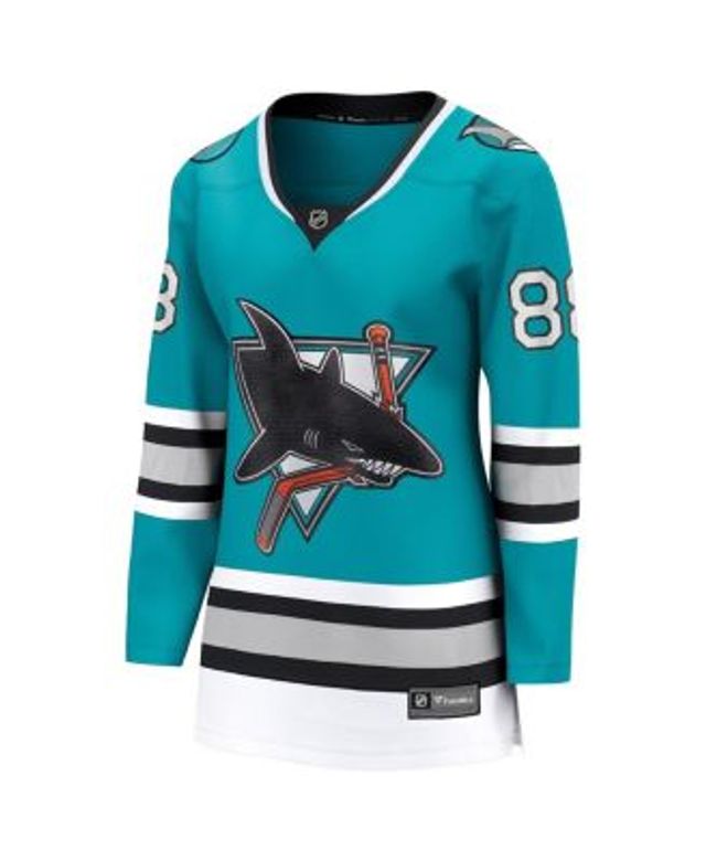 Monkeysports San Jose Sharks Uncrested Adult Hockey Jersey in Teal Size Medium