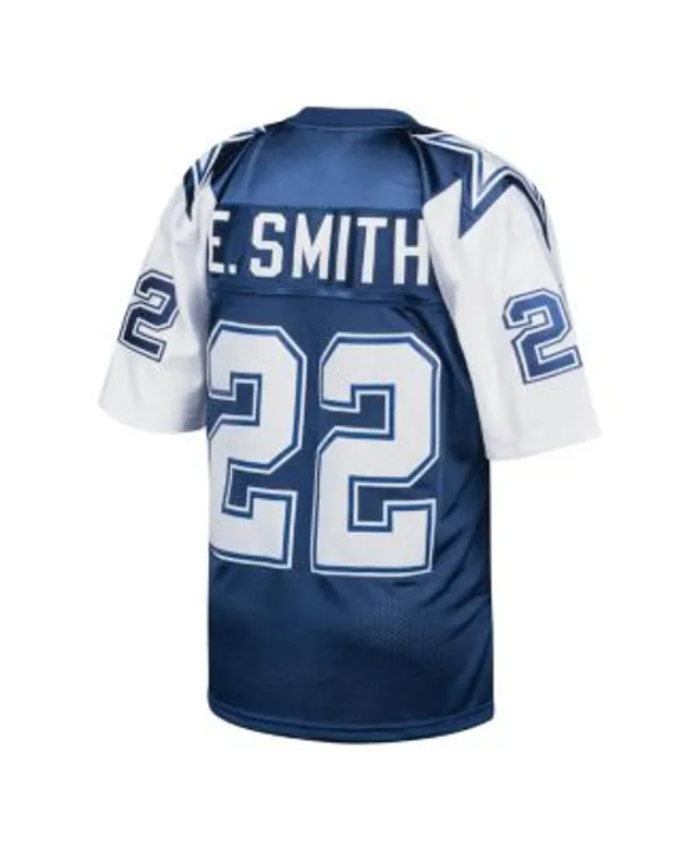 Soft As A Grape Men's Mitchell & Ness Emmitt Smith Navy Dallas Cowboys 1995  Authentic Throwback Retired Player Jersey