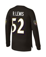 Men's Nike Ray Lewis Black Baltimore Ravens Retired Player Jersey