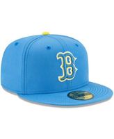 Boston Red Sox New Era B City Connect 59FIFTY Fitted Hat - Light Blue