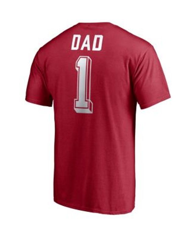 Atlanta Braves Fanatics Branded Number One Dad Team T-Shirt - Navy
