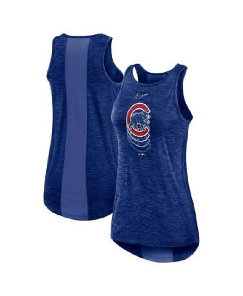 Nike Women's Chicago Cubs Blue Mix Tank Top